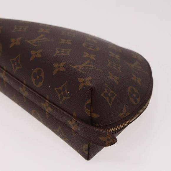 LOUIS VUITTON Monogram Trousse Demi Ronde Cosmetic Pouch M47520 LV Auth 77855 - Picture 14 of 16